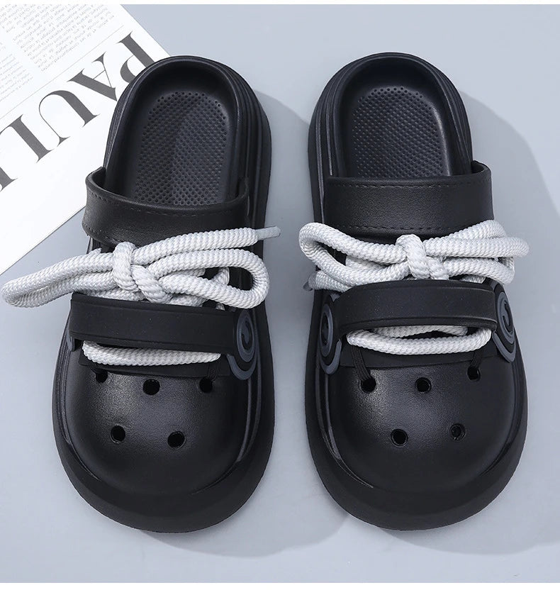 Stylish Women Summer Sandals | Comfortable Lace-Up Clogs for All