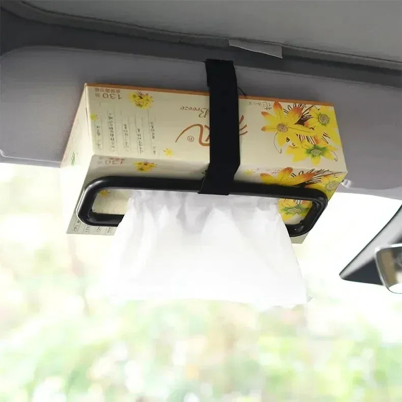 Versatile Car Paper Towel Holder | Convenient Visor Tissue Box