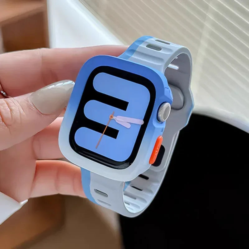 Silicone Case and Strap for Apple Watch | Stylish & Durable