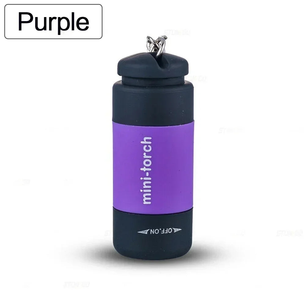 Waterproof Mini Keychain Flashlight | USB Rechargeable LED Light