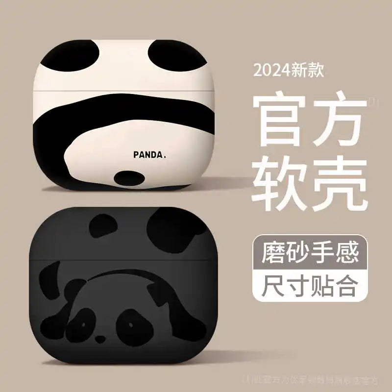 Cute Cartoon Panda AirPods Case | Stylish Protective Cover