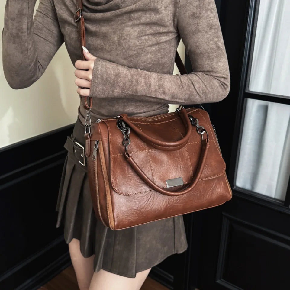 Luxury PU Leather Hand Bags for Women | Versatile Tote & Crossbody