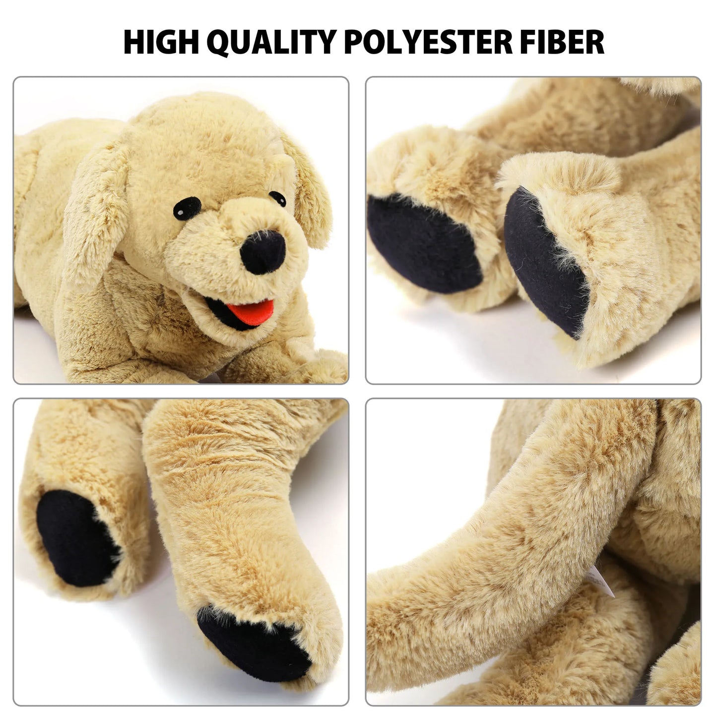 21" Soft Cuddly Golden Retriever Plush Toy | Large Stuffed Dog