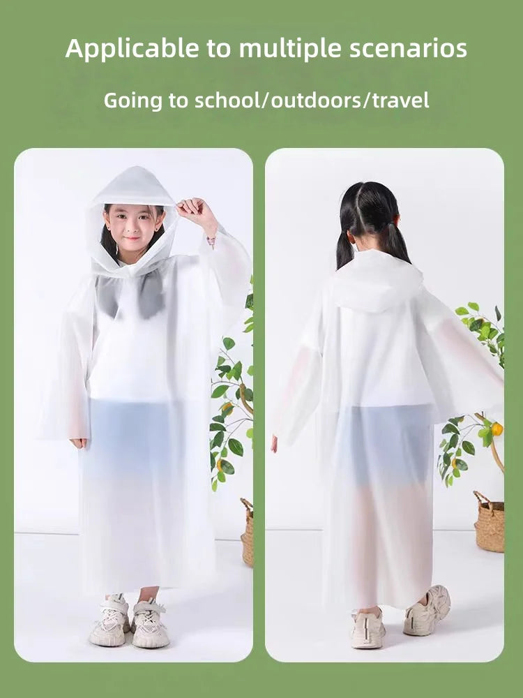 Children's Portable Disposable Raincoat for Outdoor Adventures