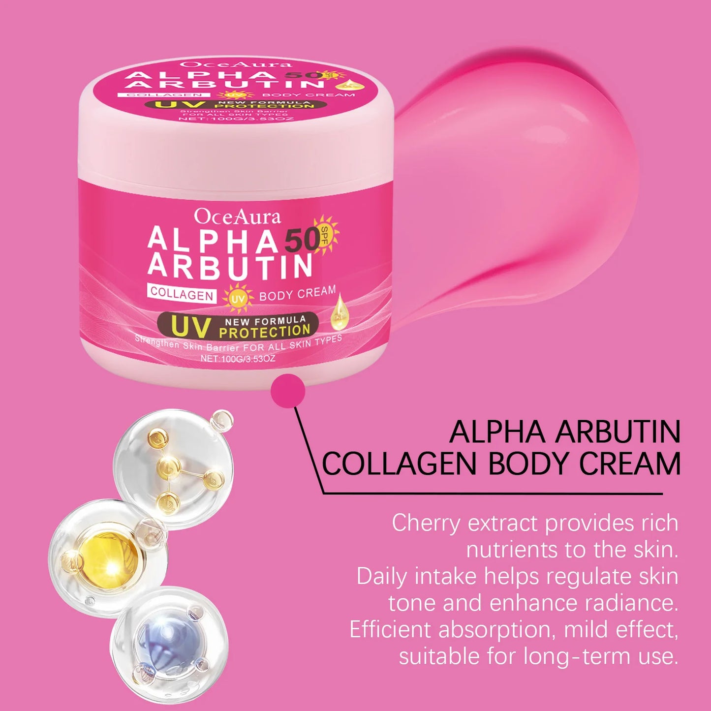 Hydrating Body Cream for Dull Skin | UV Protection & Brightening
