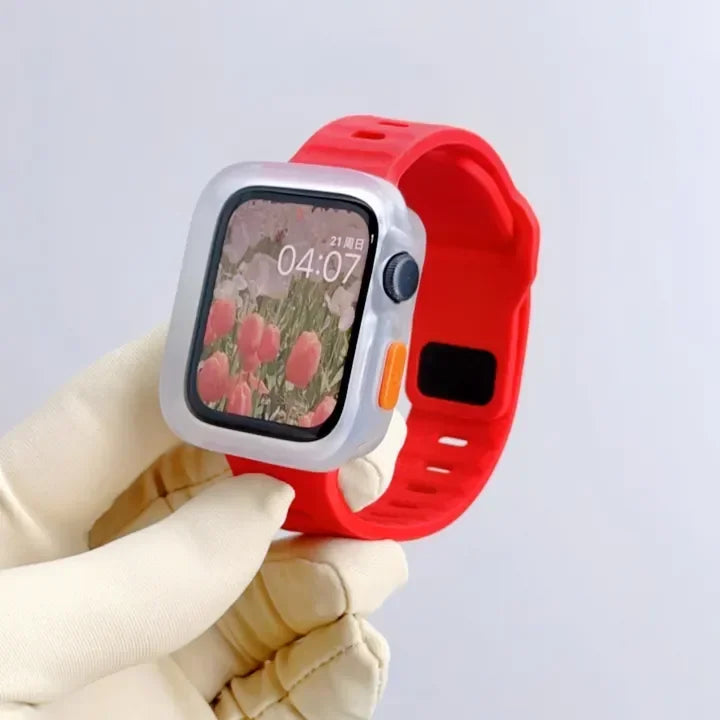 Candy Silicone Case & Strap for All Apple Watch Sizes