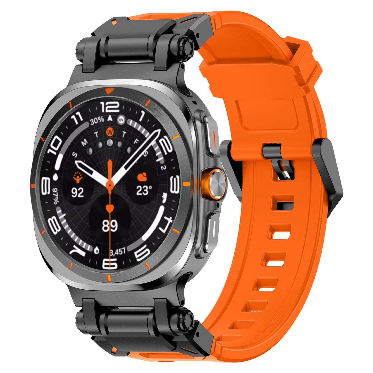 Luxury Rubber Strap for Galaxy Watches | Sporty & Comfortable Band