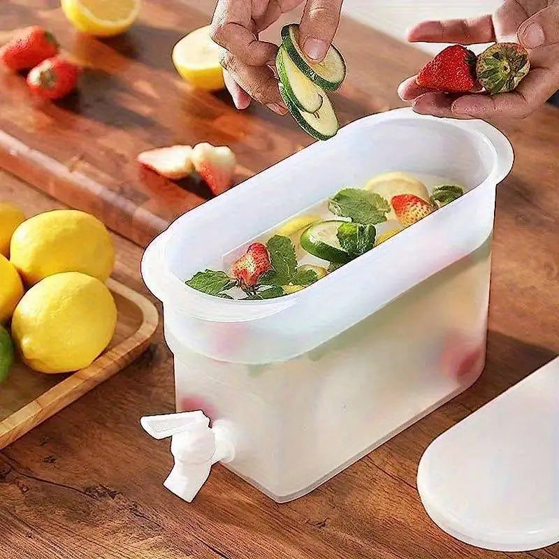 3.5L Water Kettle with Faucet | Cold Beverage Dispenser for Summer