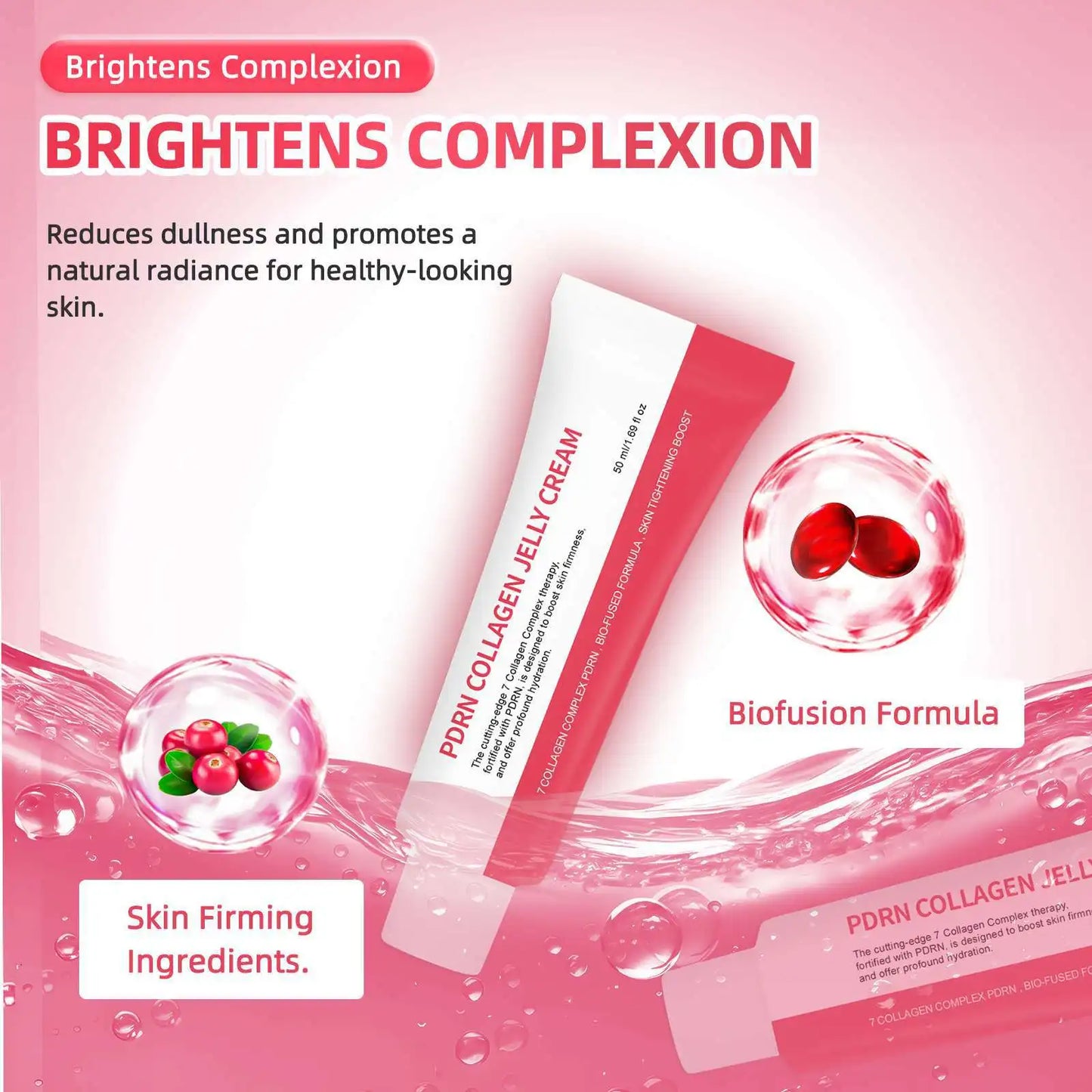 Hydrating Face Cream with Collagen & Hyaluronic Acid | Glass Skin Glow
