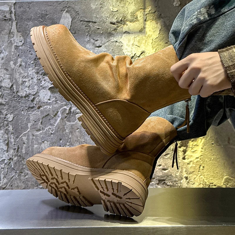 Women's Roman Style Ankle Boots | Stylish Winter Snow Boots