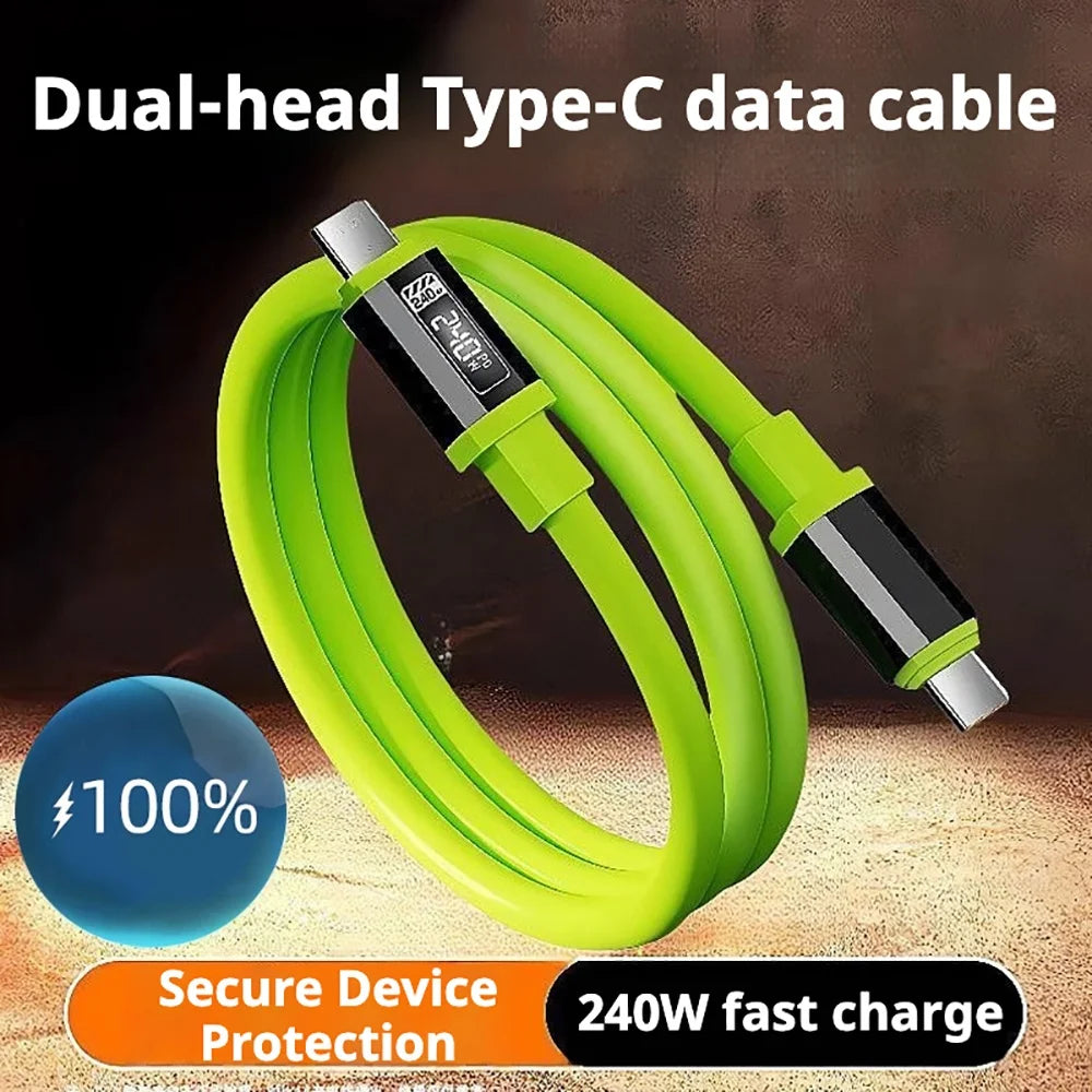 240W USB-C Super Fast Charging Cable | Quick Charge Cord