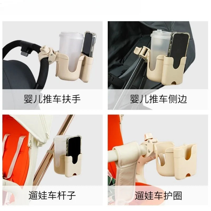 Universal Pram Cup Holders & Phone Holders for Strollers