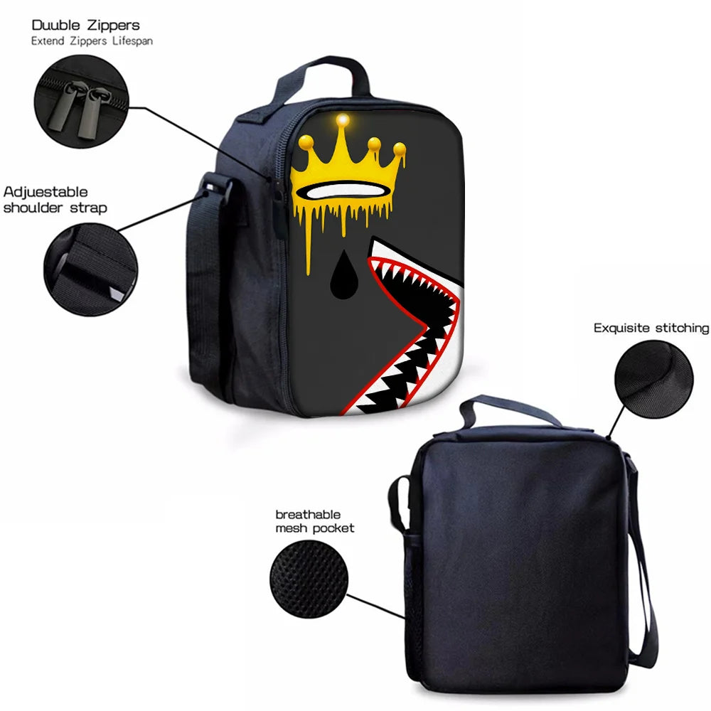 Lightweight Graffiti Print Backpack Set | Perfect for School & Travel