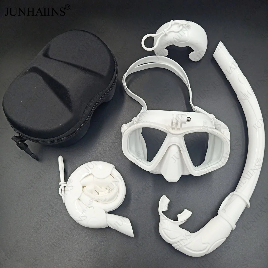 Freediving Mask with Aluminum Frame | Anti-Fog Diving Gear