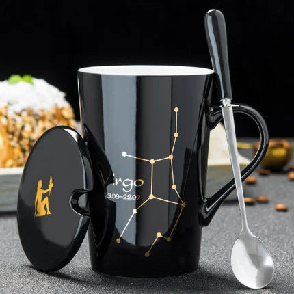 Creative 12 Constellations Ceramic Mugs | Unique Drinkware Gift