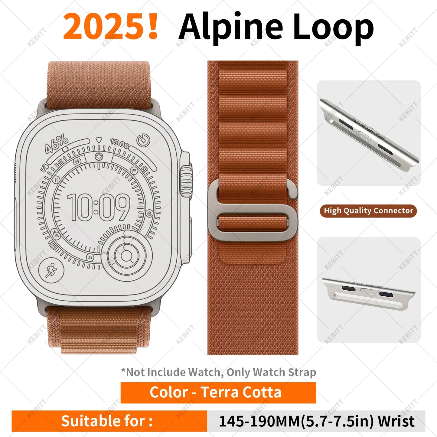 High-Quality Nylon Strap Alpine Loop for Smartwatch | Comfort & Style