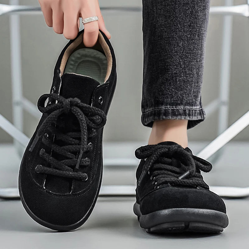 Thick Sole Breathable Anti Slip Sneakers | Stylish Men's Casual Shoes