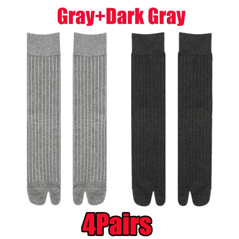 Stylish Cotton Tabi Socks for Women | Comfortable Two-Toed Socks