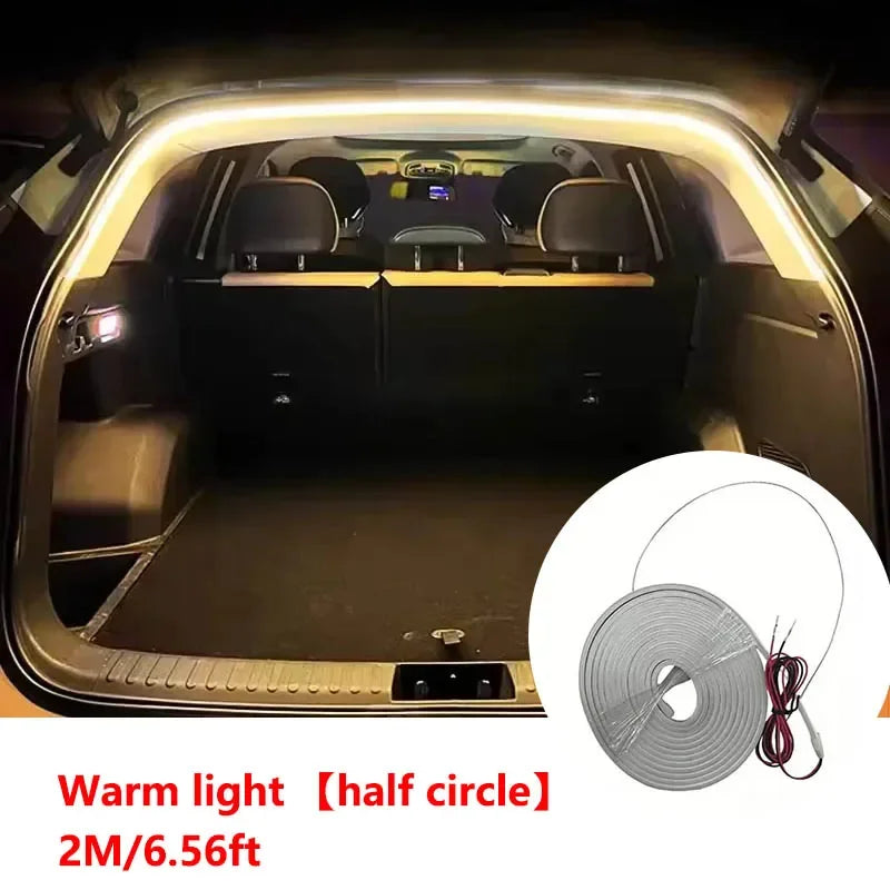 High Brightness LED Trunk Light Strip | Wireless Ambient Car Lighting