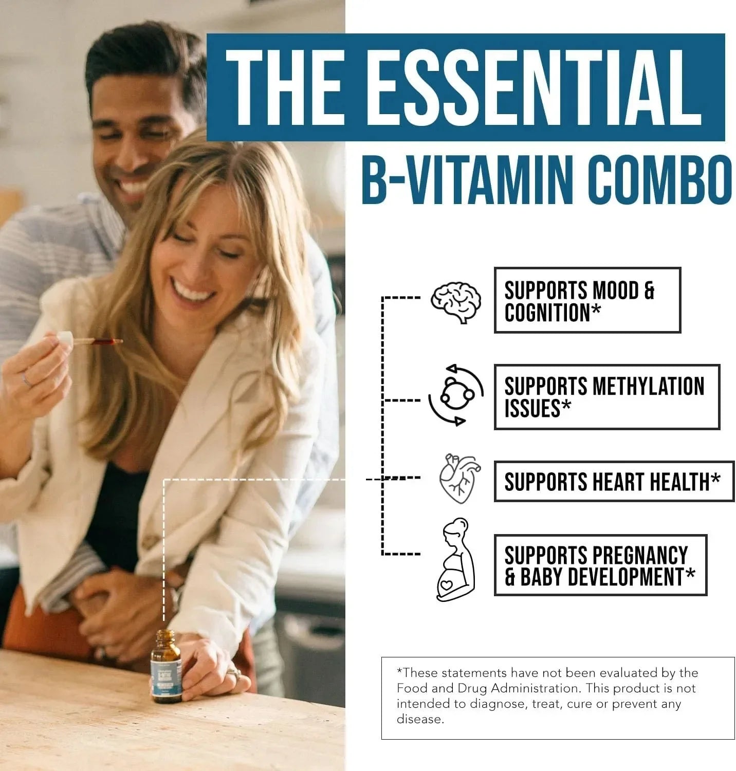 Methyl Folate & Methyl B12 Liquid | Sublingual Vitamin Complex