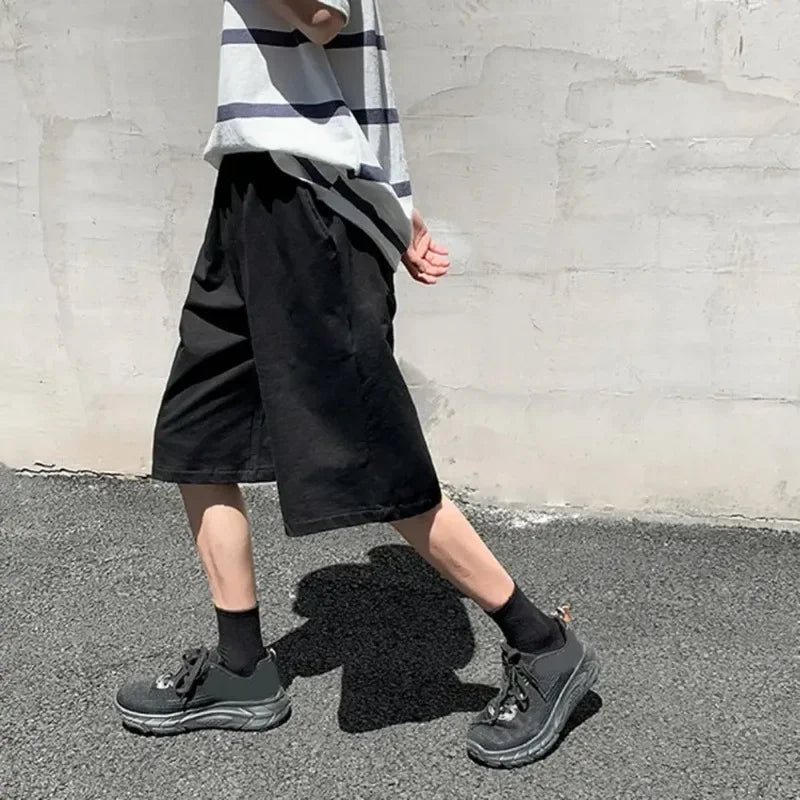 Men's Casual Baggy Sweatpants Shorts | Comfortable Knee-Length Joggers