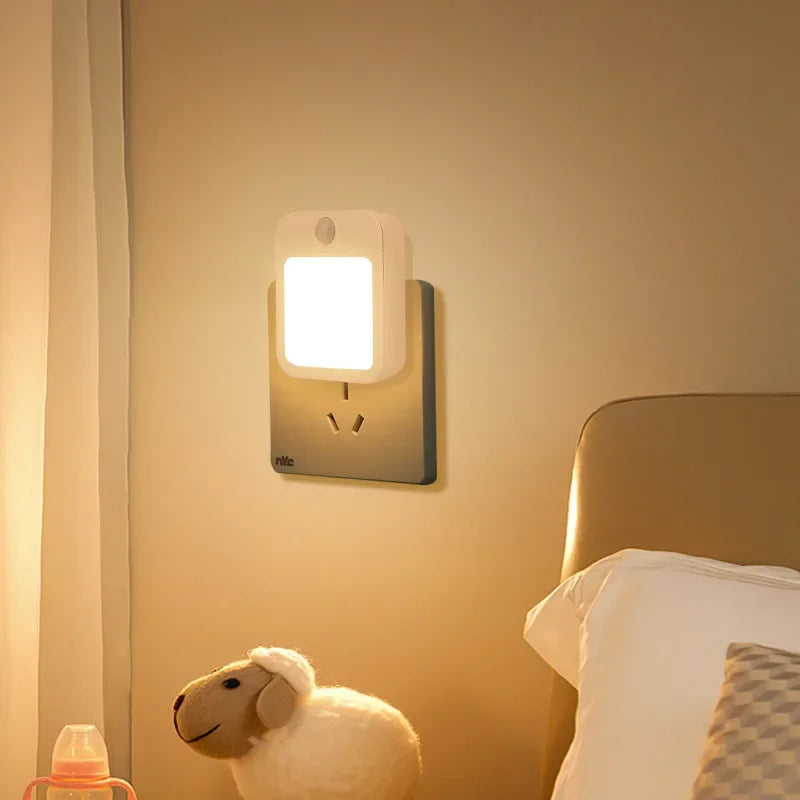 Motion Sensor LED Night Light | Wireless Bedside Lamp for Kids