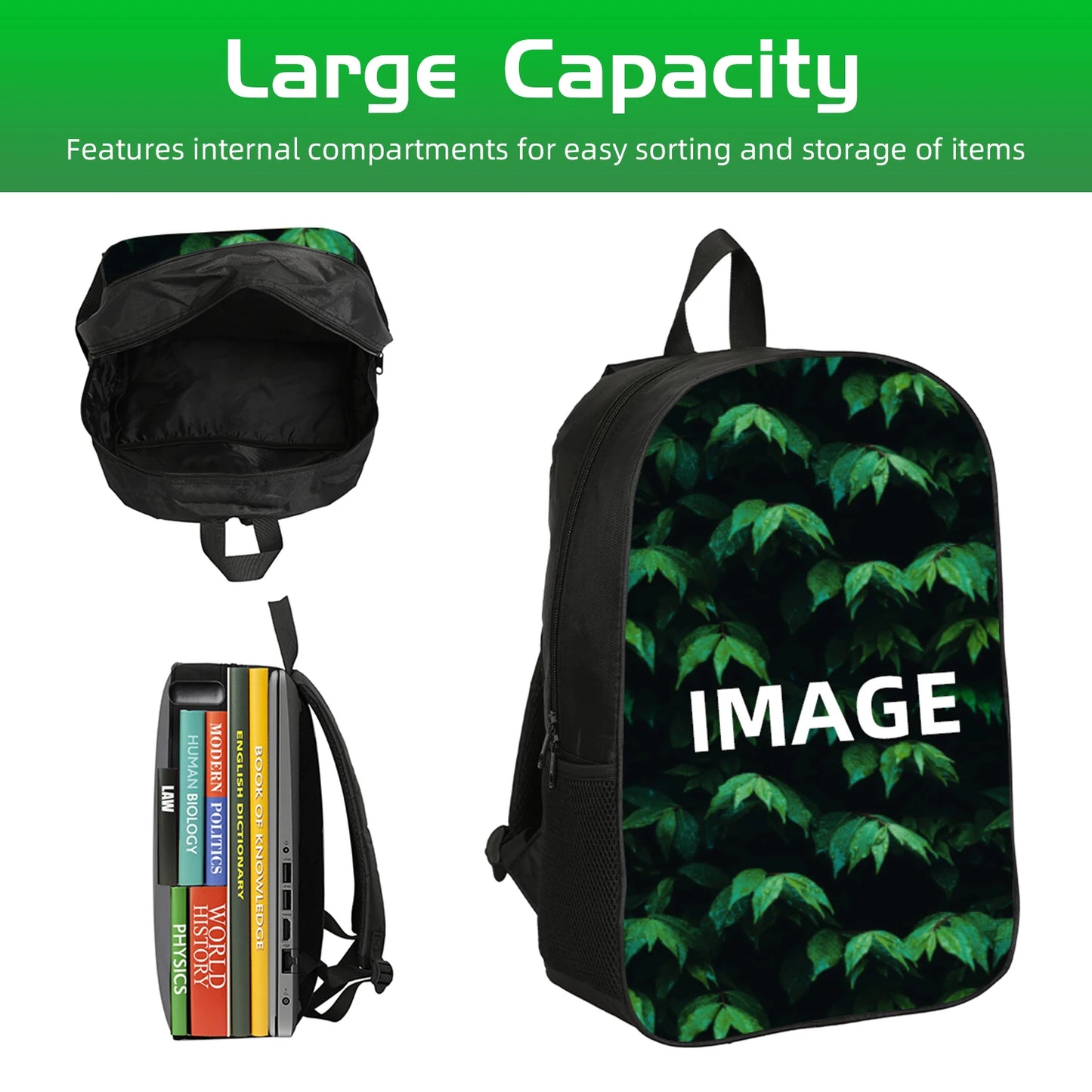 Stylish Garden Game Backpack | Versatile Student Shoulder Bag