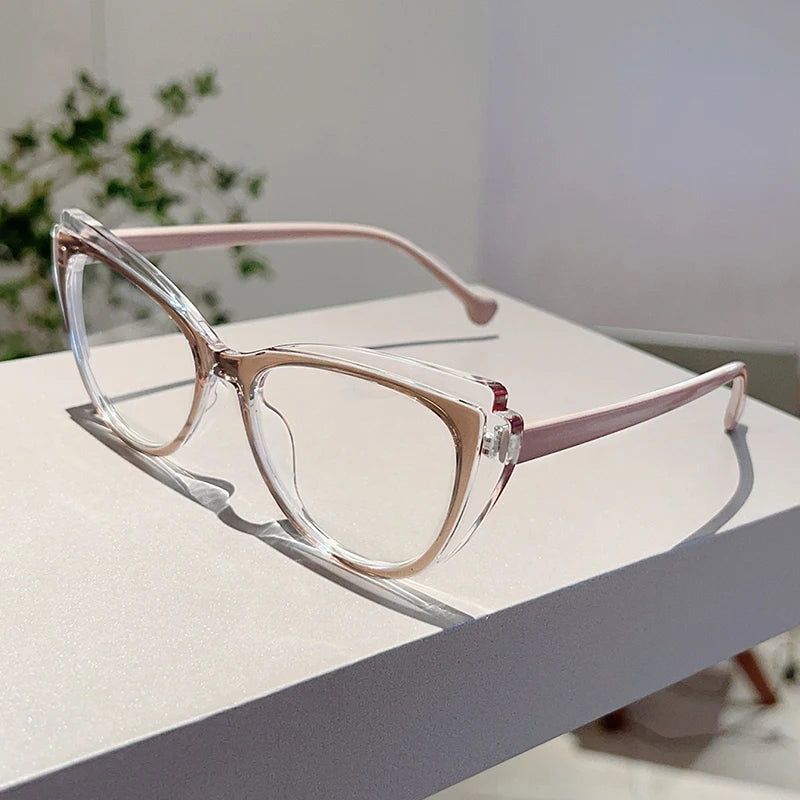 Trendy Cat Eye Glasses | Stylish Blue Light Blocking Eyewear