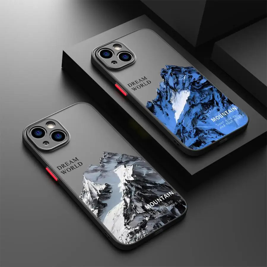 Durable Snow Mountain Phone Case | Stylish iPhone Protection