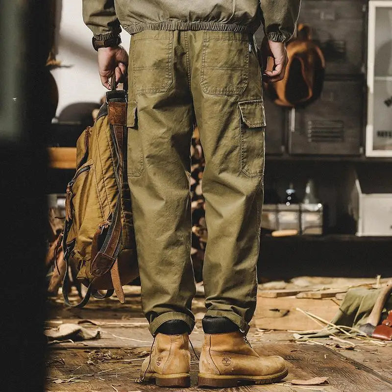 Men's Loose Straight Casual Trousers | Comfortable Outdoor Pants