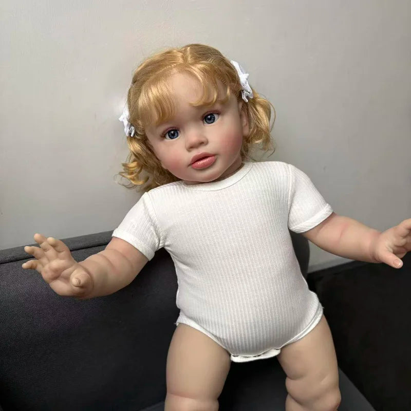25 Inch Handmade Lifelike Reborn Toddler Girl Doll | Realistic & Cuddly