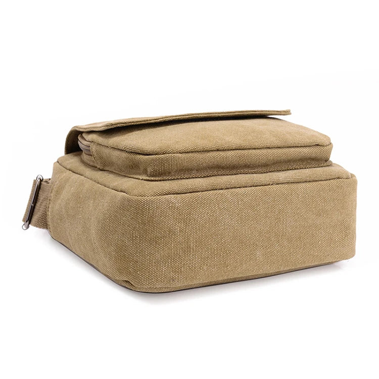 Bolso cruzado informal de lona retro para hombre | Perfecto para ir al trabajo