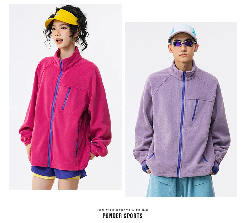 Lightweight Waterproof Fleece Jacket for Outdoor Adventures