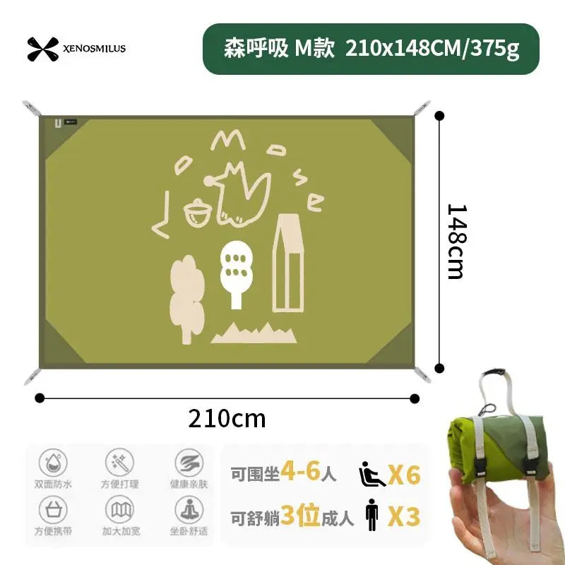 Portable Waterproof Picnic Mat | Lightweight Foldable Beach Pad
