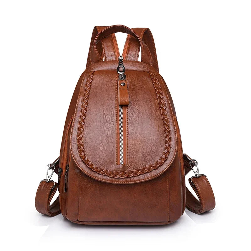 Stylish Women's Leather Backpack | Chic Travel Bag for All Occasions