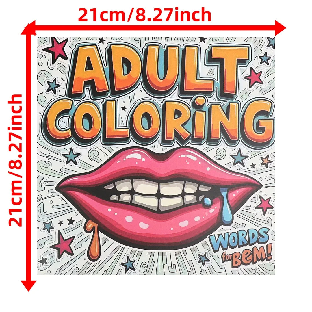 Funny Graffiti Mandala Coloring Book | Relaxing Gift for All Ages