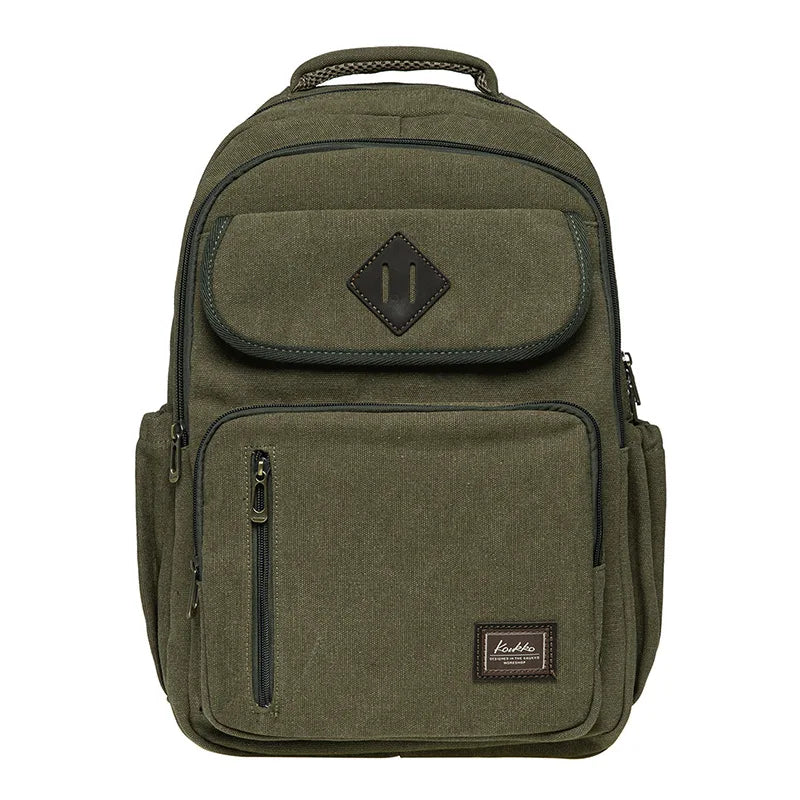 Vintage Canvas Backpack | Stylish Backpack for School & Travel
