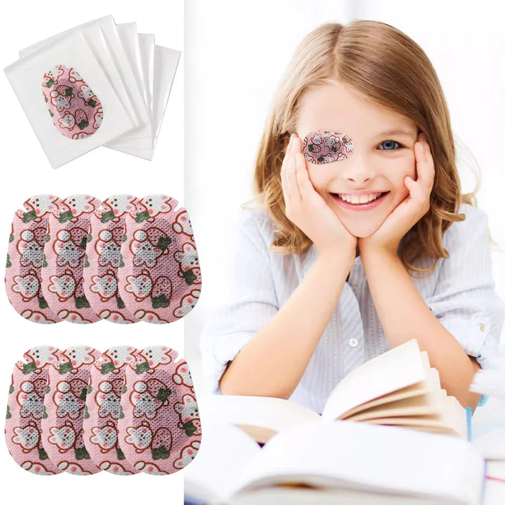 60Pcs Cartoon Amblyopia Eye Patches for Kids | Vision Care