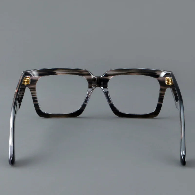Customizable Retro Geometric Square Anti-Blue Light Eyewear