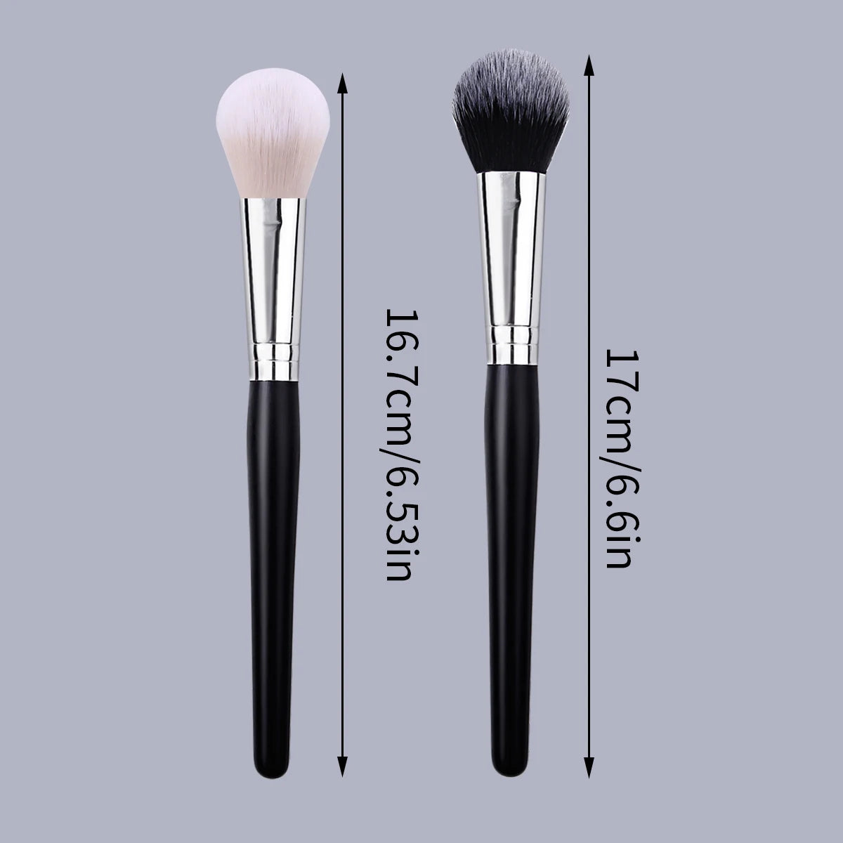High-Quality Multifunctional Makeup Brush | Soft Wool Fiber Blush Loose Powder Contour Brush Wooden Handle 2026