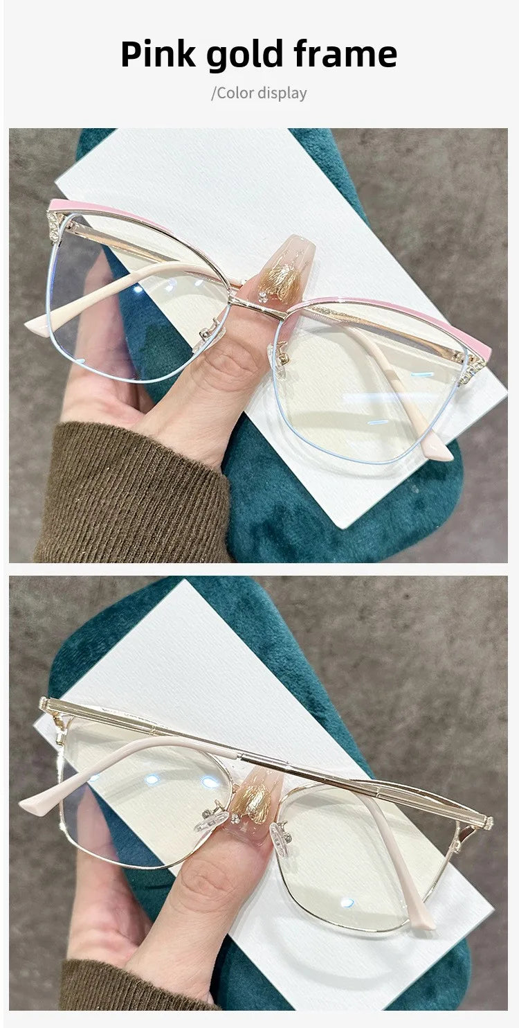 Fashionable Cat Eye Blue Light Blocking Reading Glasses for Women