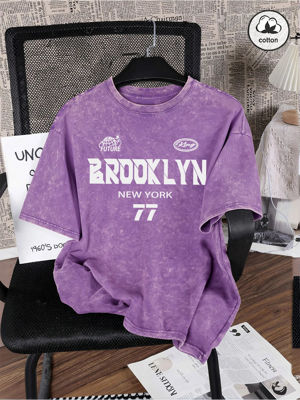 Men's Oversized Cotton T-Shirts | Casual Summer Short Sleeve Tops