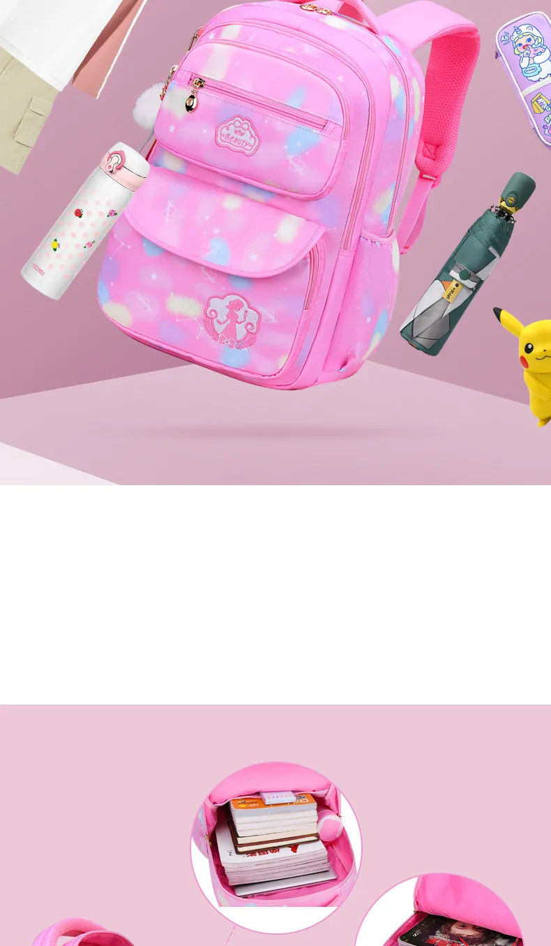 Stylish Pink School Backpack for Girls | Fashion Meets Functionality