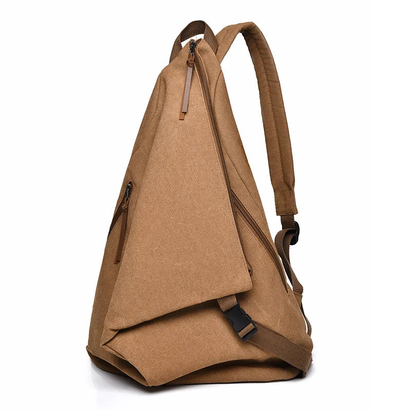 Large Capacity Canvas Backpack for Travel & Commute | Stylish & Versatile