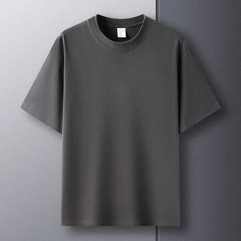 Men's Breathable Cotton Summer T-Shirt | Fashionable Short Sleeve Top