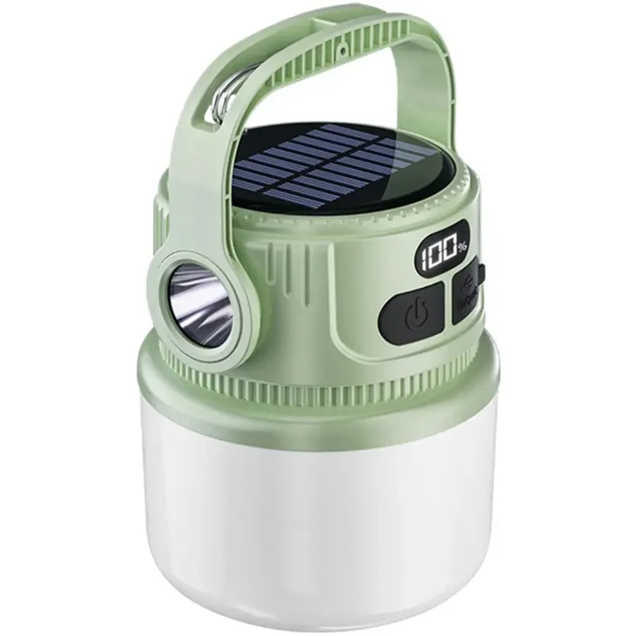 Portable Solar LED Camping Lantern | Lightweight Night Lamp