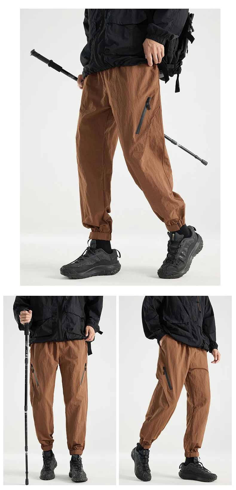 Men's Quick Drying Water-Repellent Hiking Pants | Breathable Outdoor Trousers
