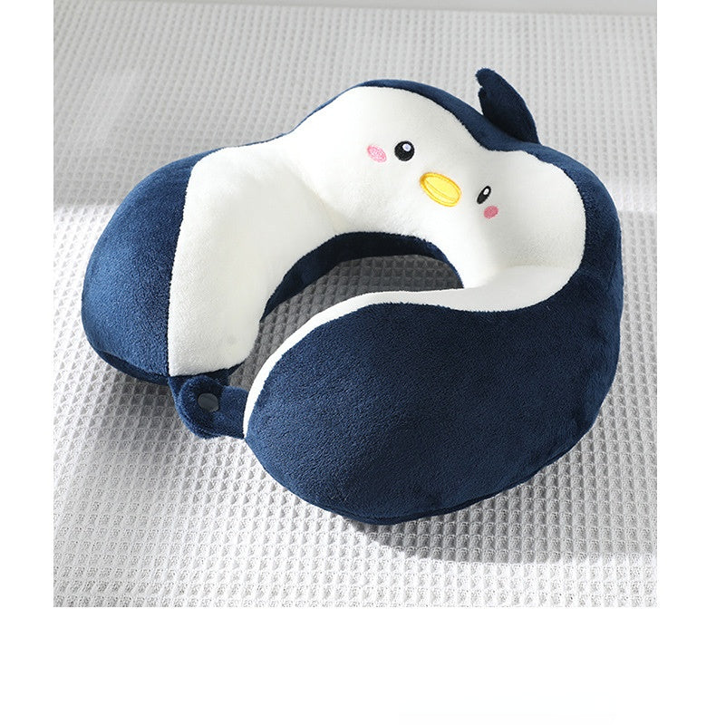 U-Shaped Cartoon Neck Pillow | Perfect for Car & Office Naps