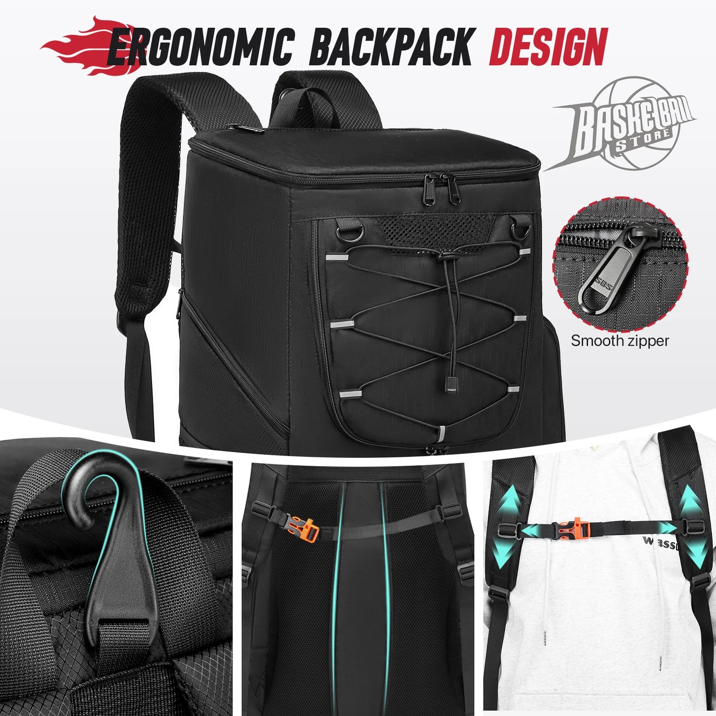 Versatile Sports Backpack with Shoe Compartment | Ultimate Training Gear