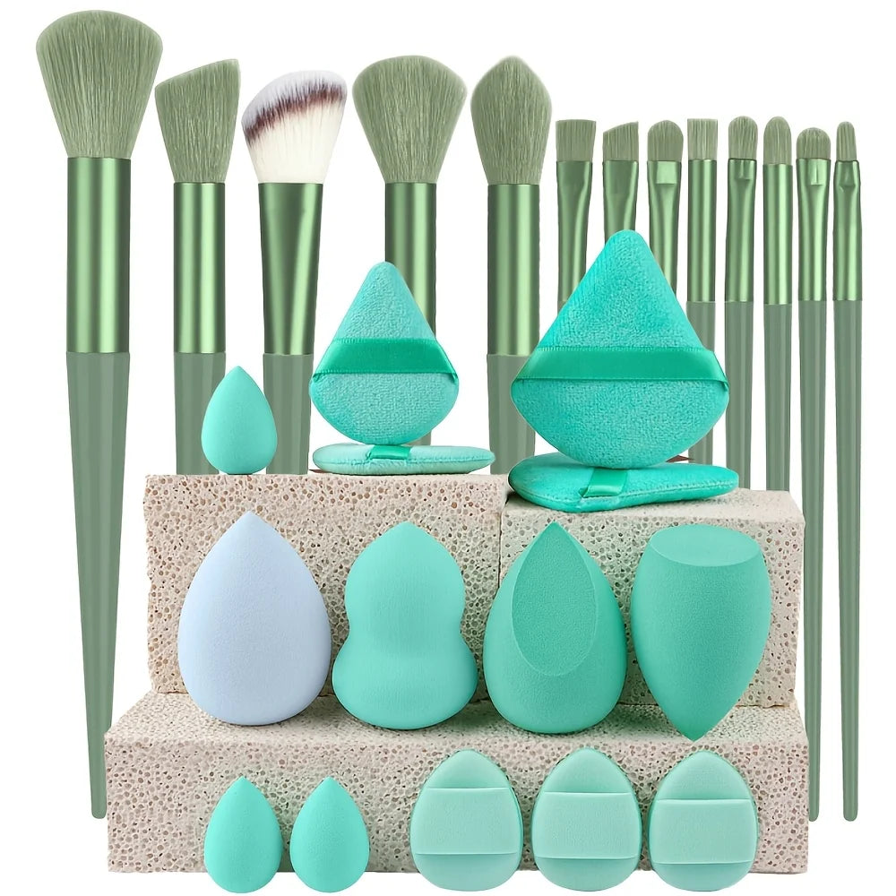 13-29 Piece Makeup Brush Set | Essential Professional Makeup Kit